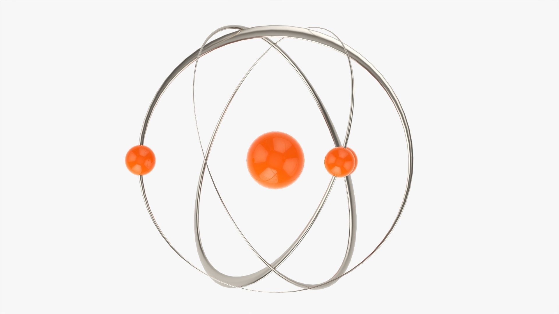 Atomic planetary model 03 3D model_5