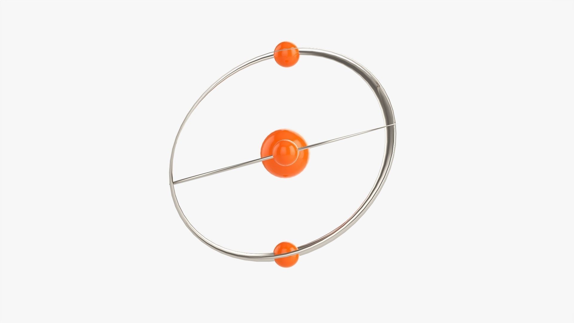 Atomic planetary model 03 3D model_4