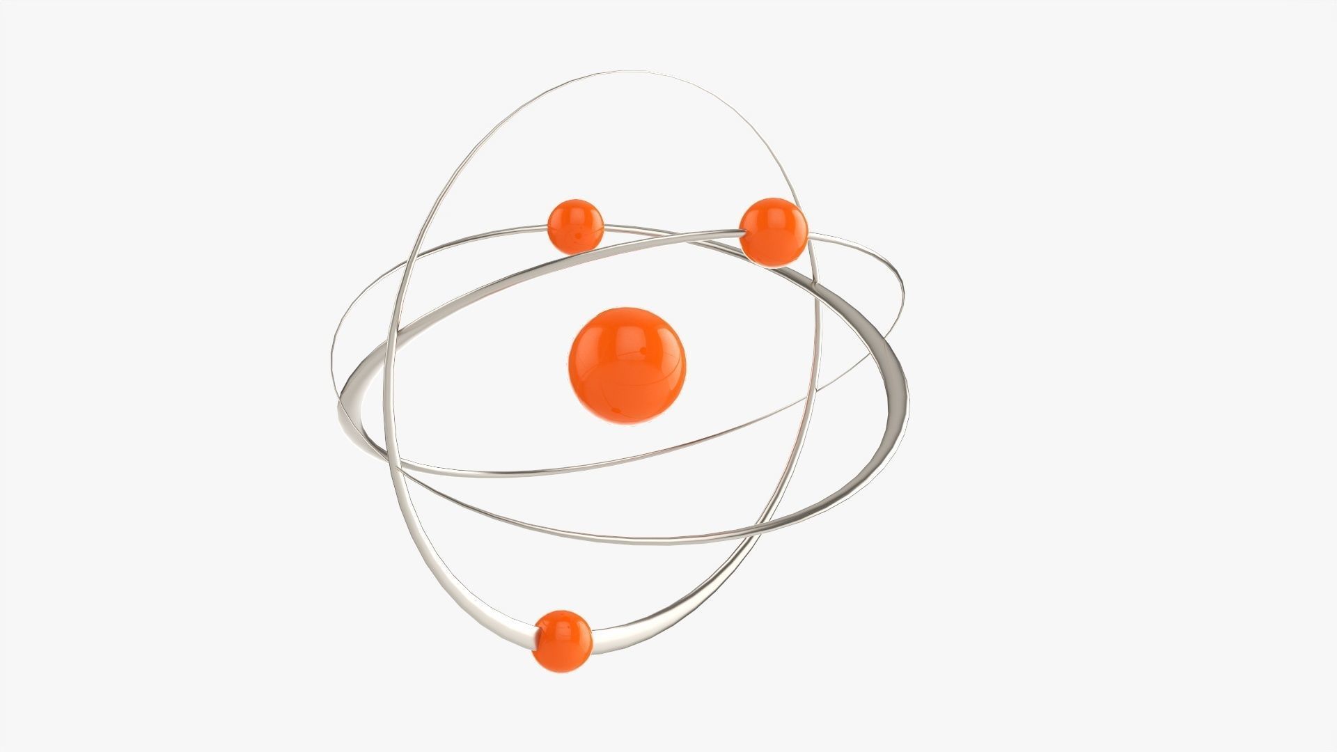 Atomic planetary model 03 3D model_3