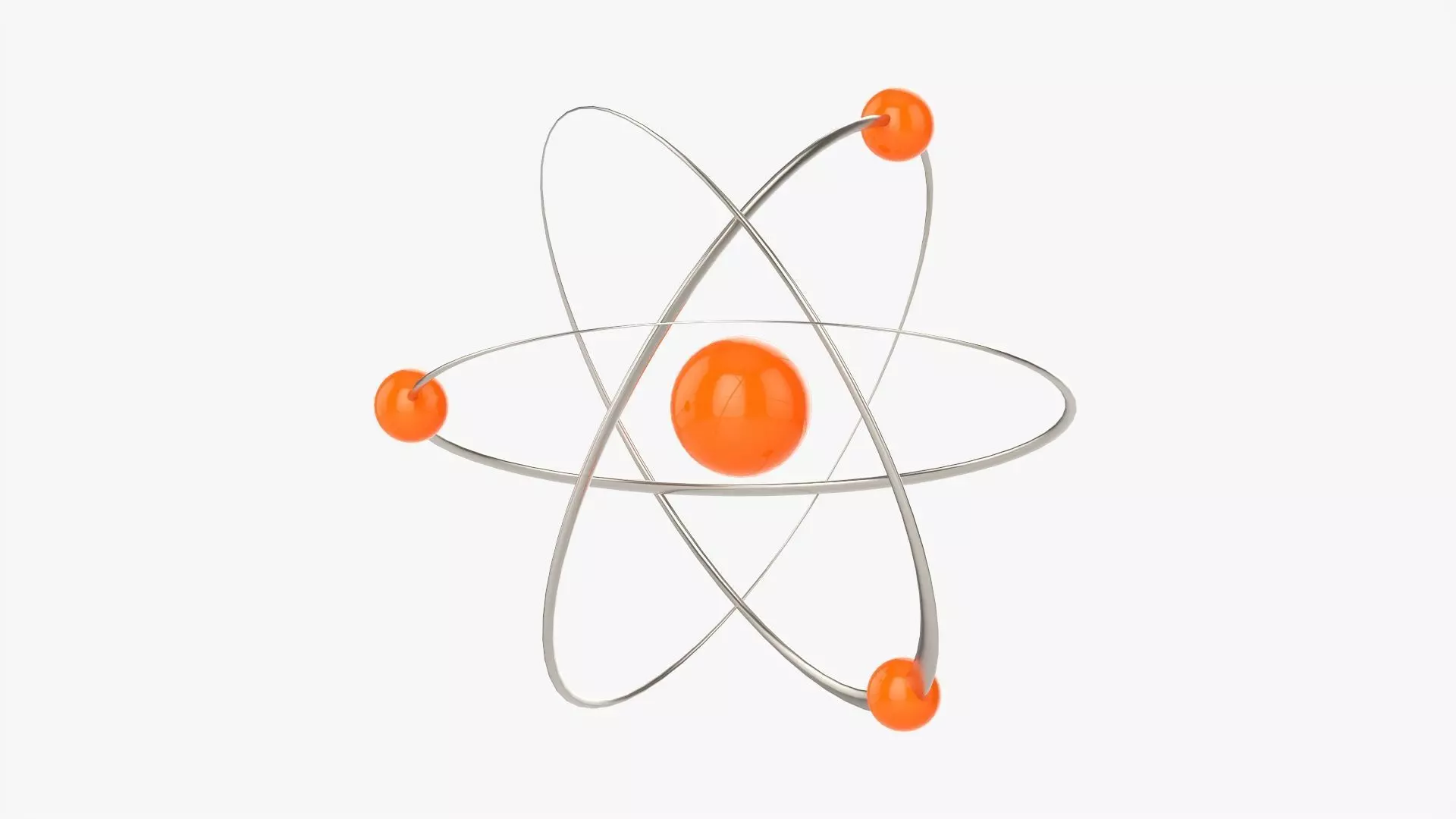 Atomic planetary model 03 3D model_0