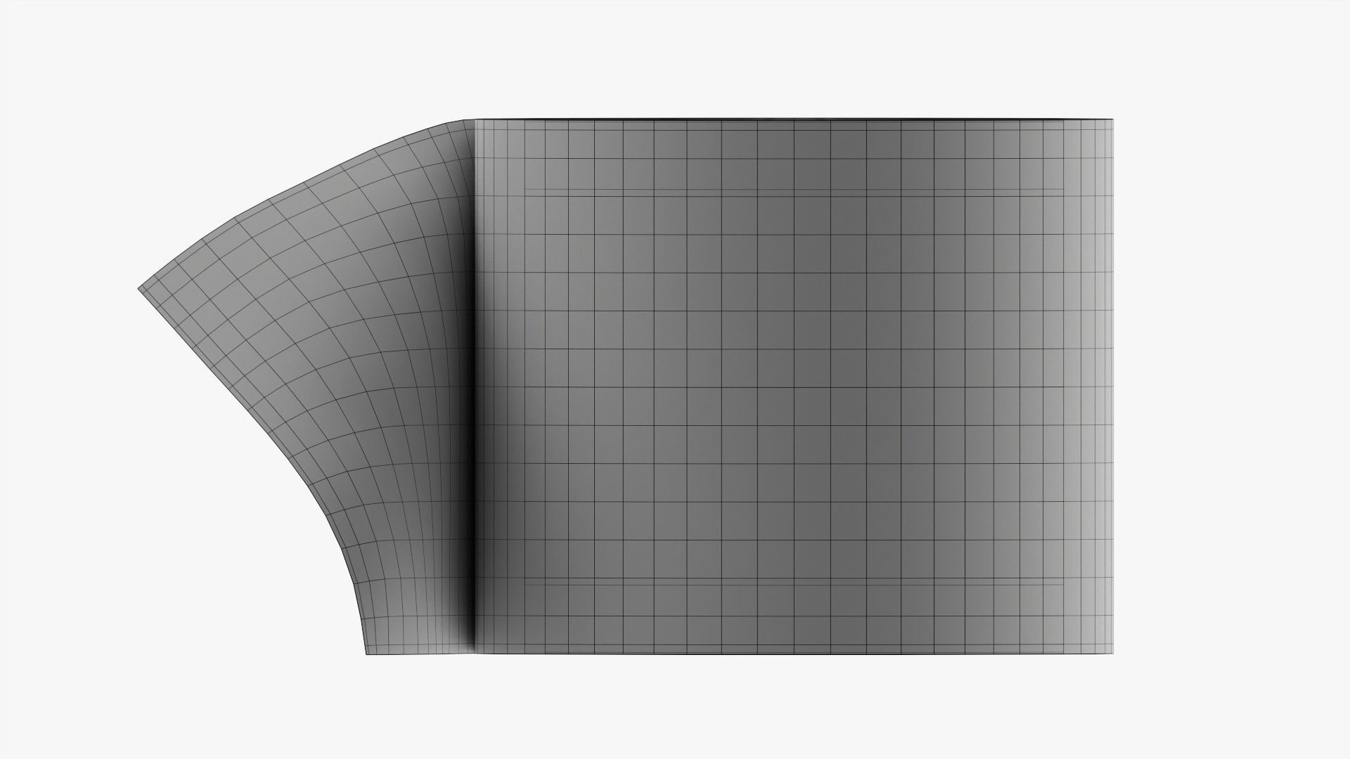 Single toilet paper roll 3D model_9