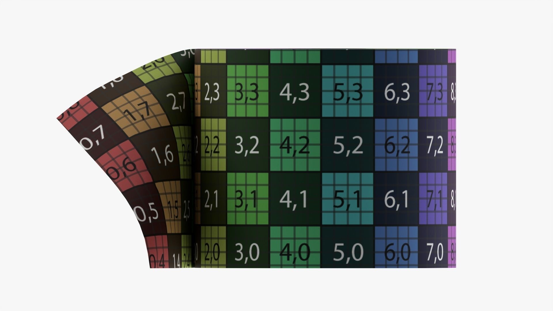 Single toilet paper roll 3D model_15