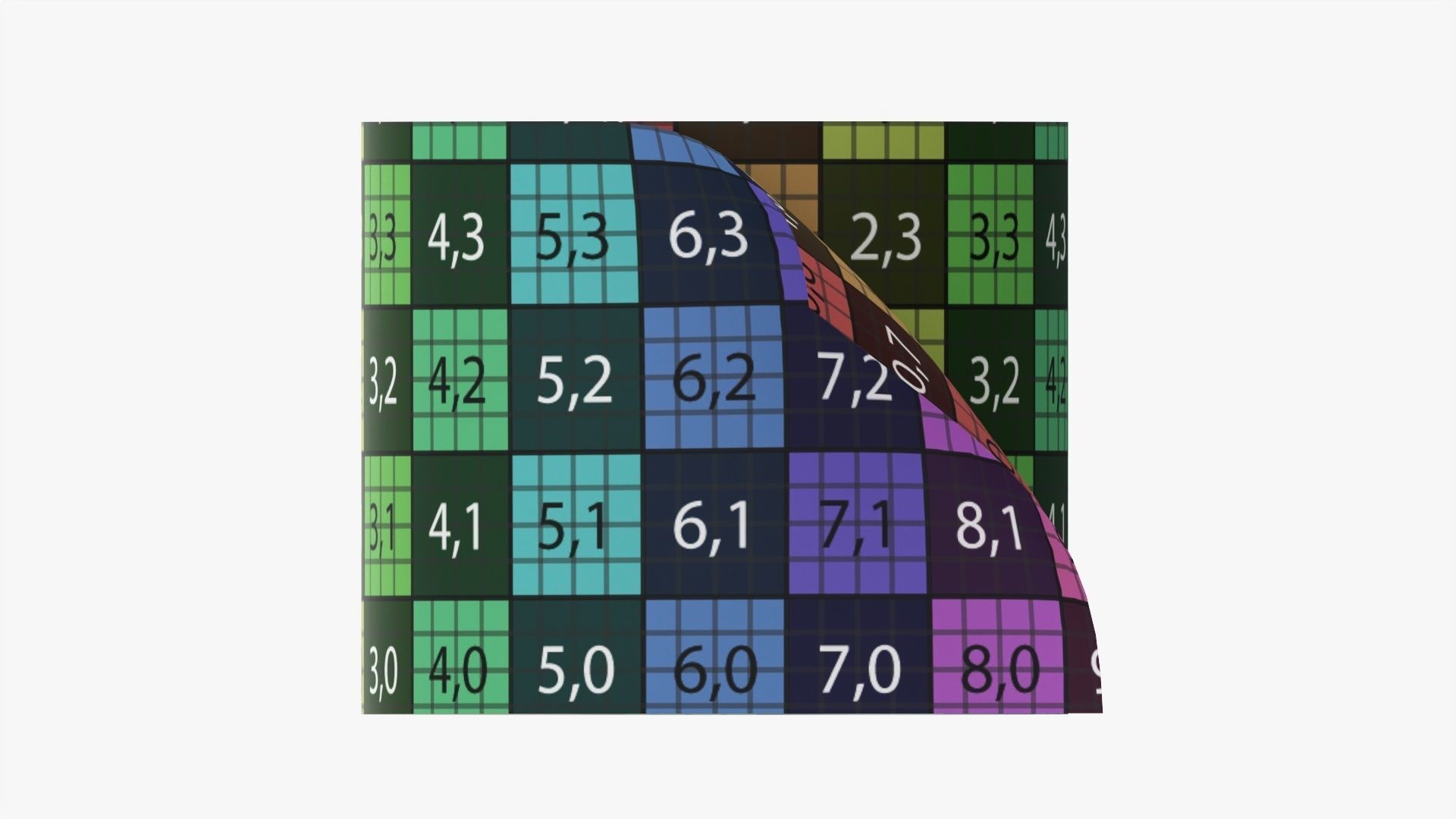 Single toilet paper roll 3D model_16