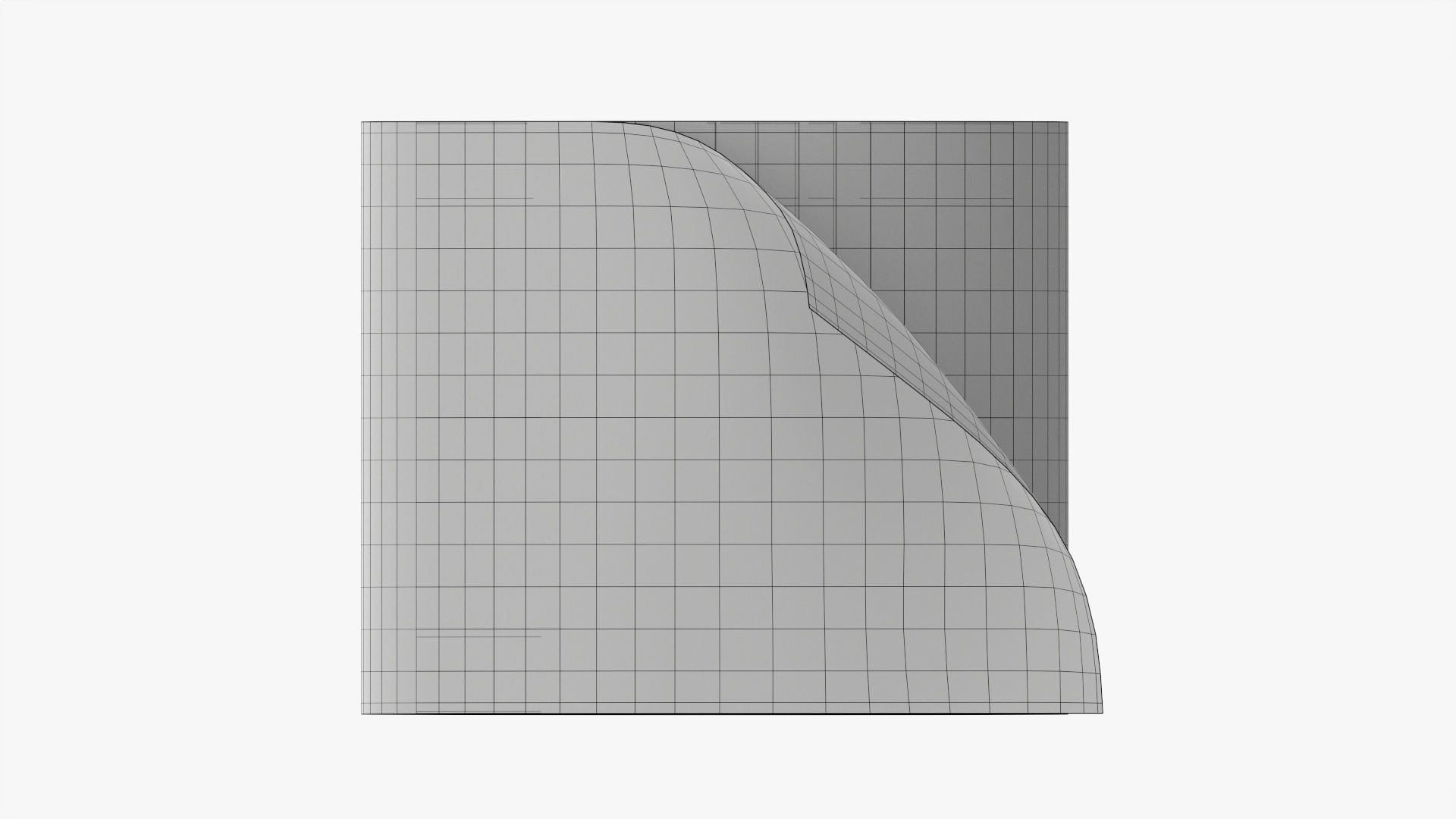 Single toilet paper roll 3D model_10