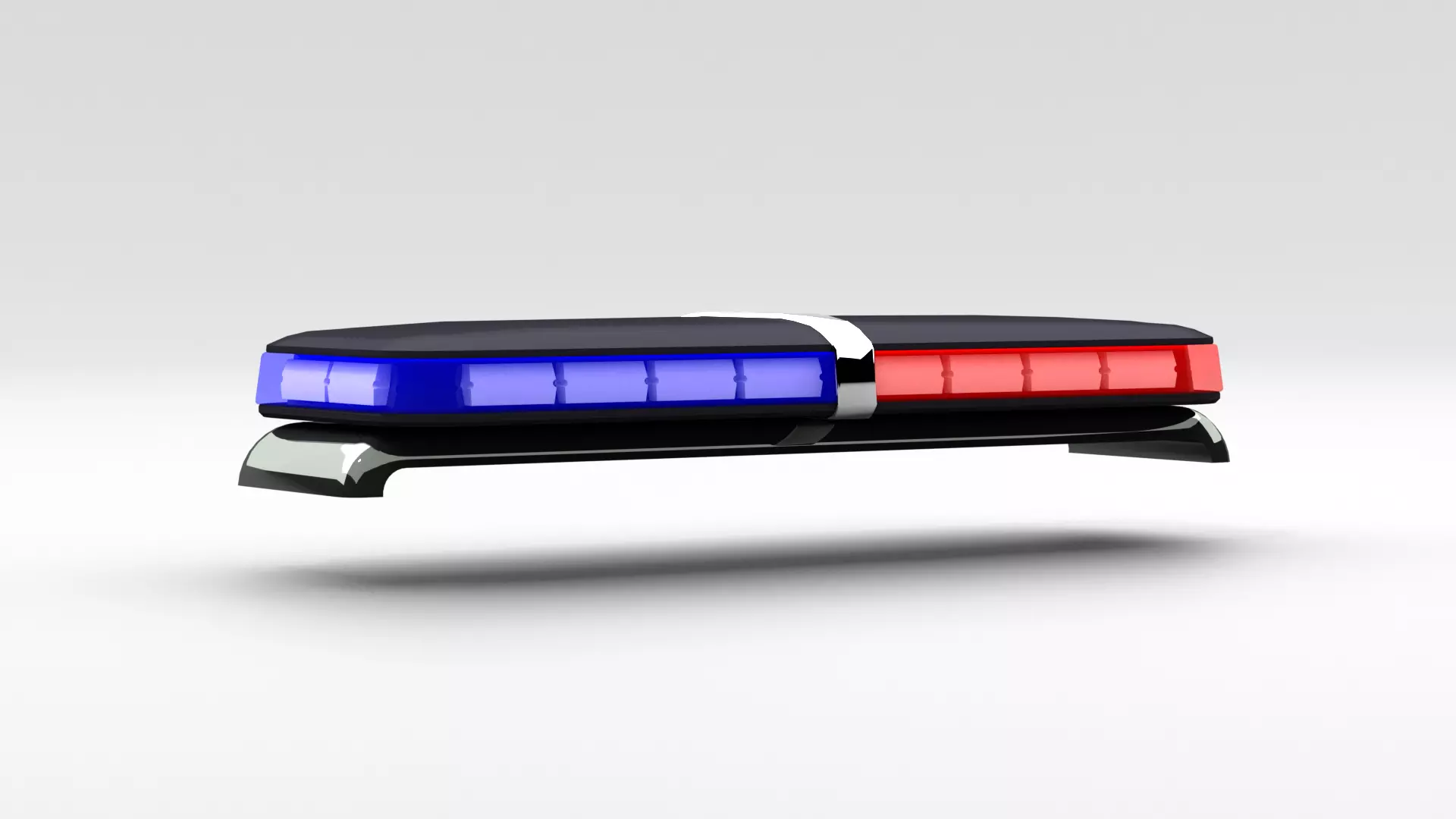 police lightbar Free 3D model_0