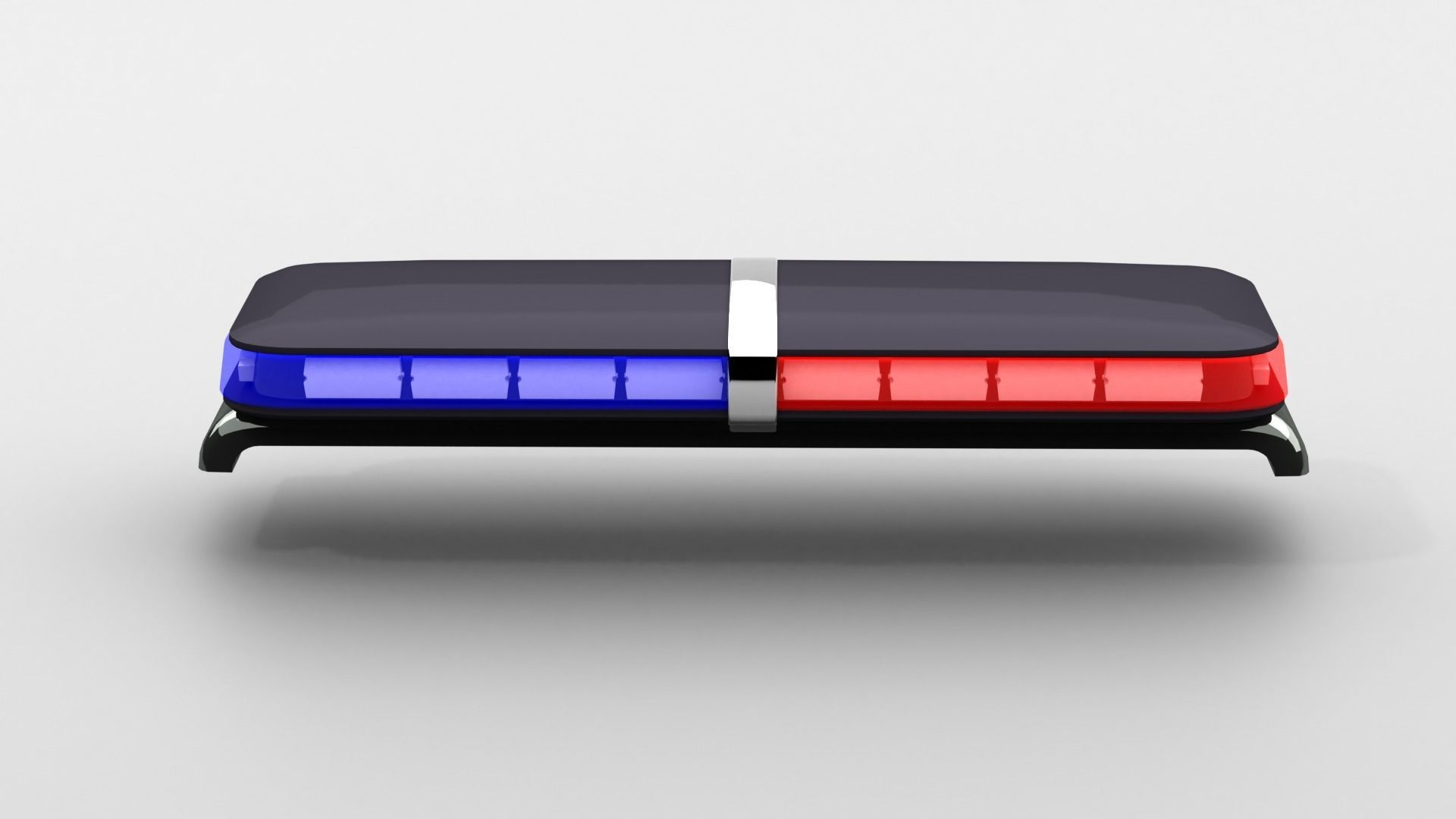 police lightbar Free 3D model_2