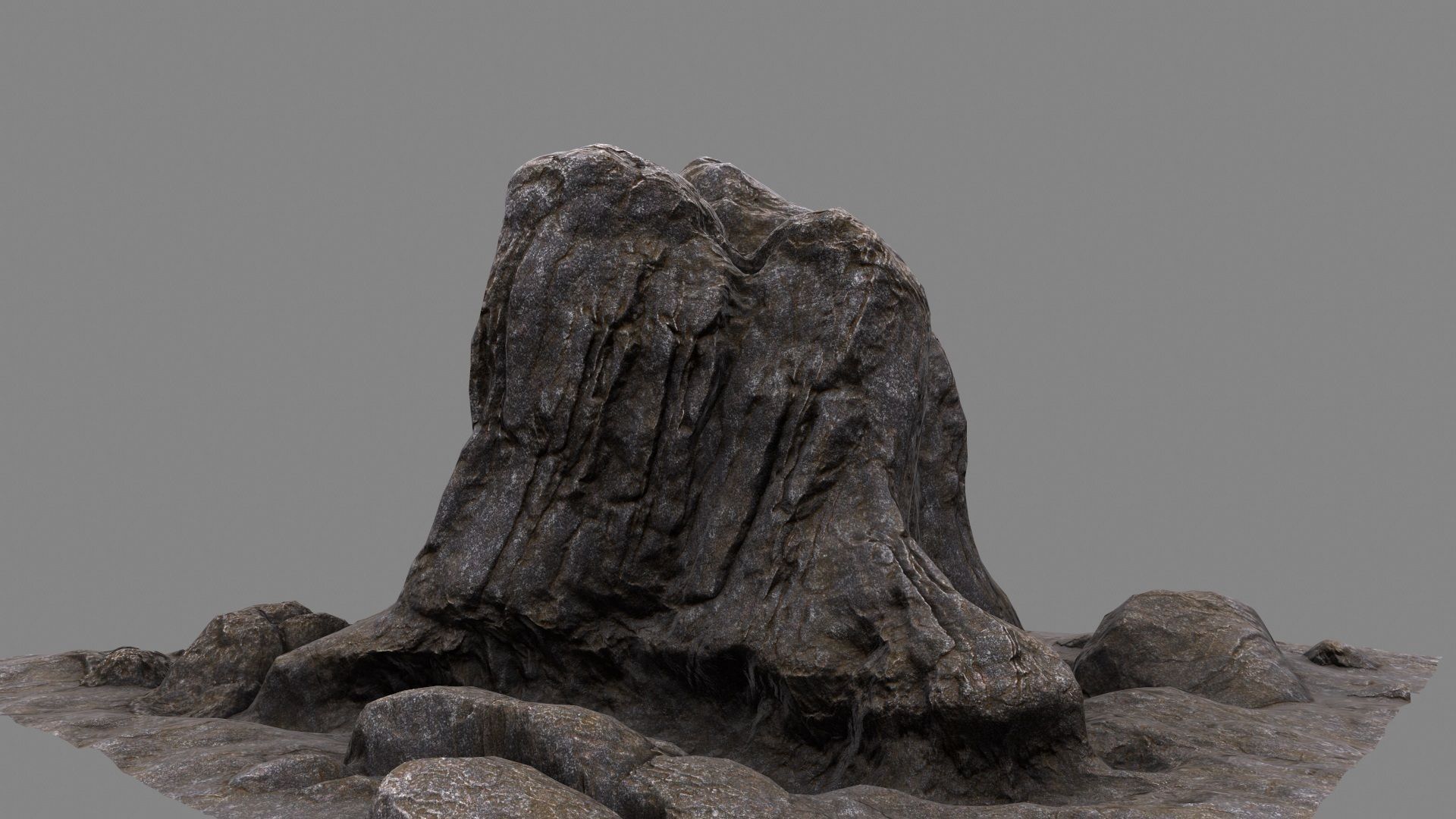 mountain rock 3D model_14