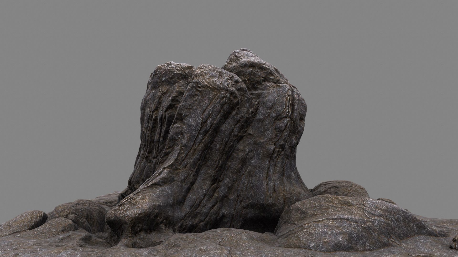mountain rock 3D model_18