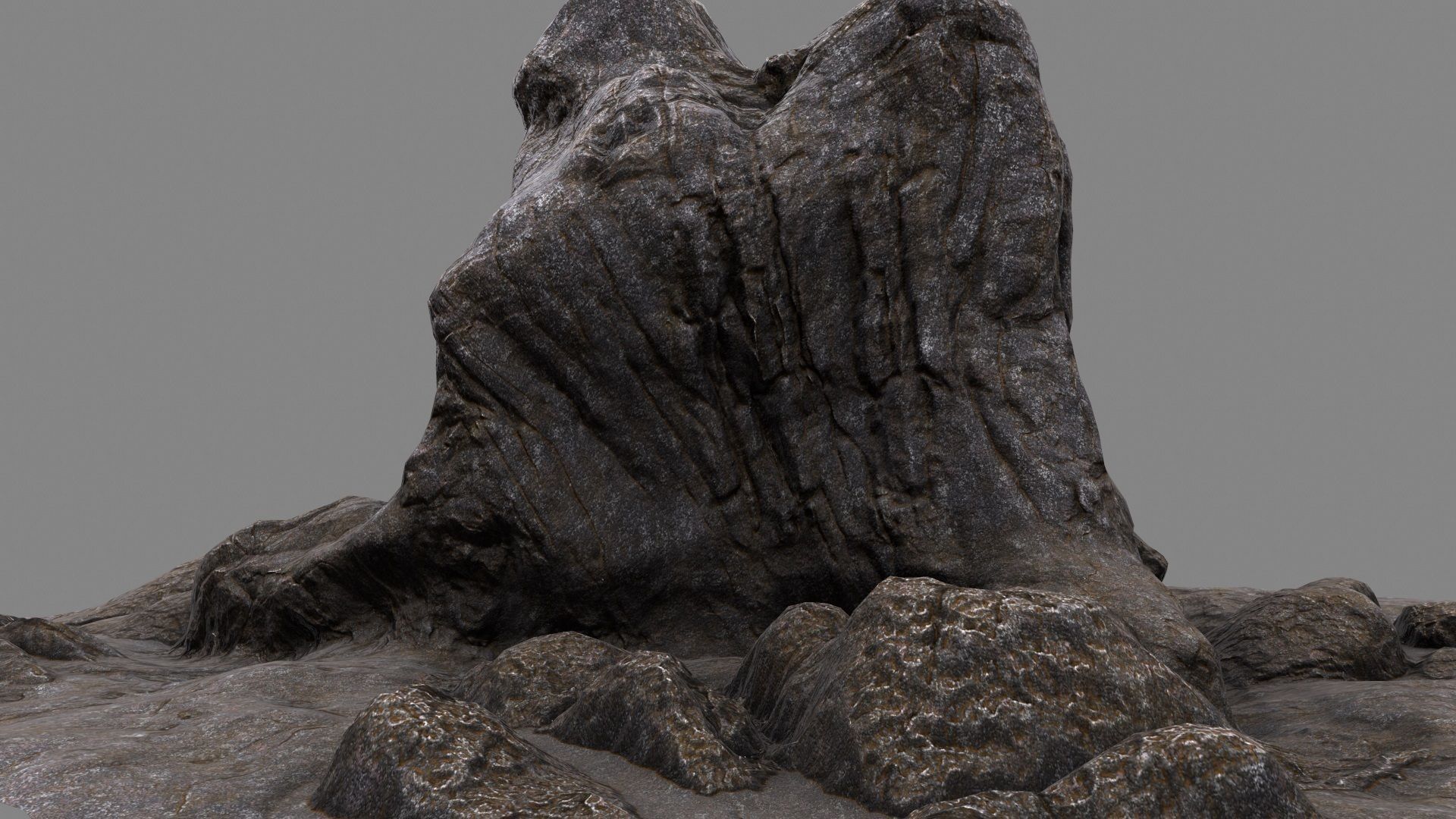 mountain rock 3D model_15