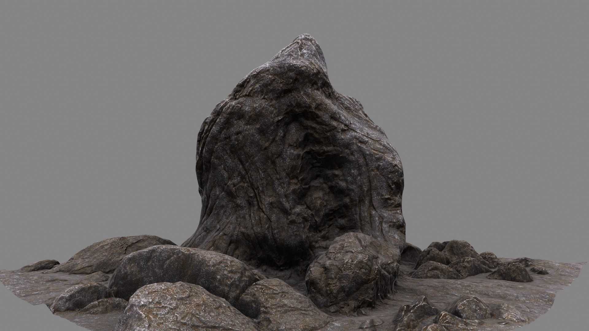 mountain rock 3D model_24