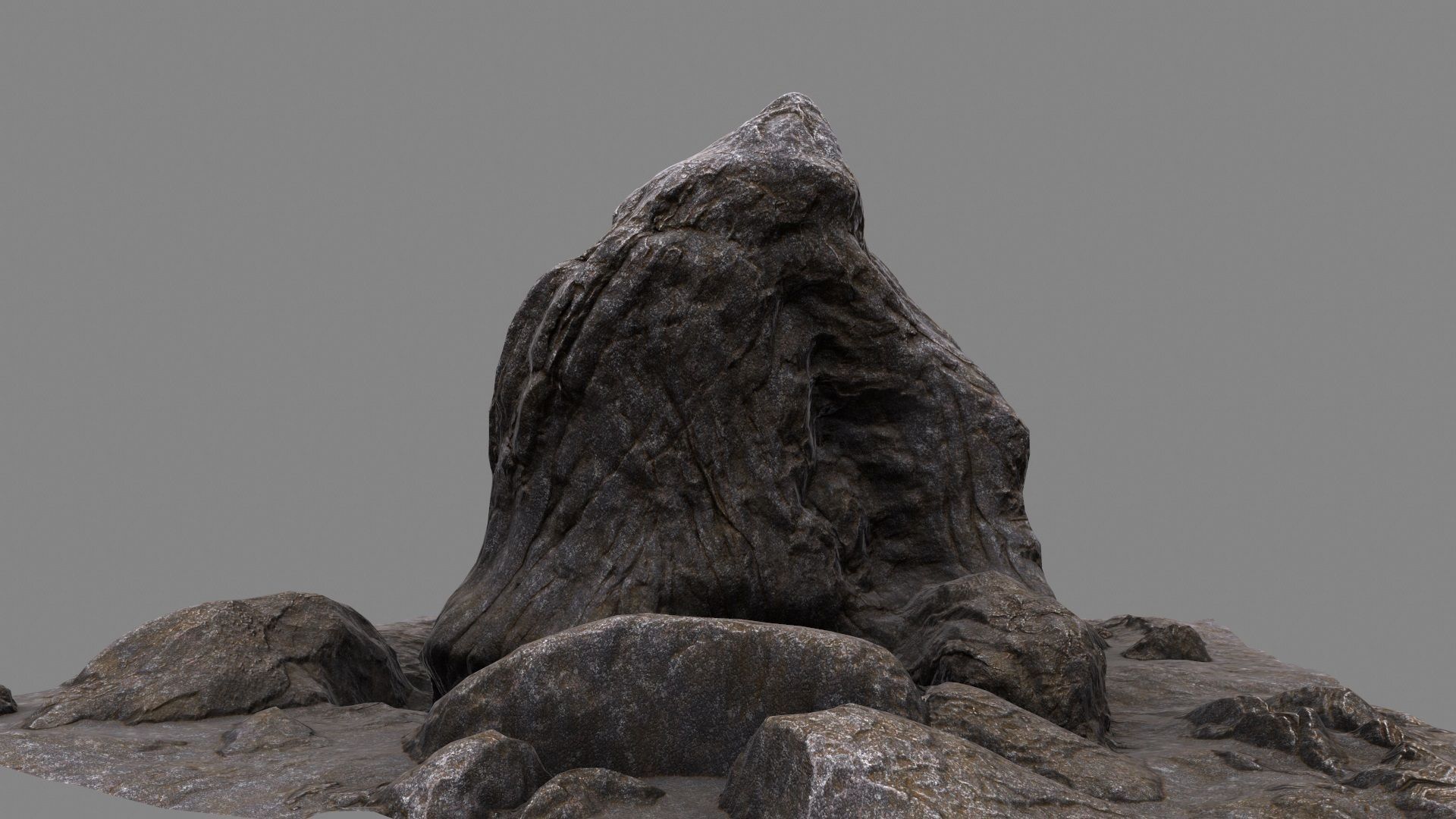 mountain rock 3D model_25