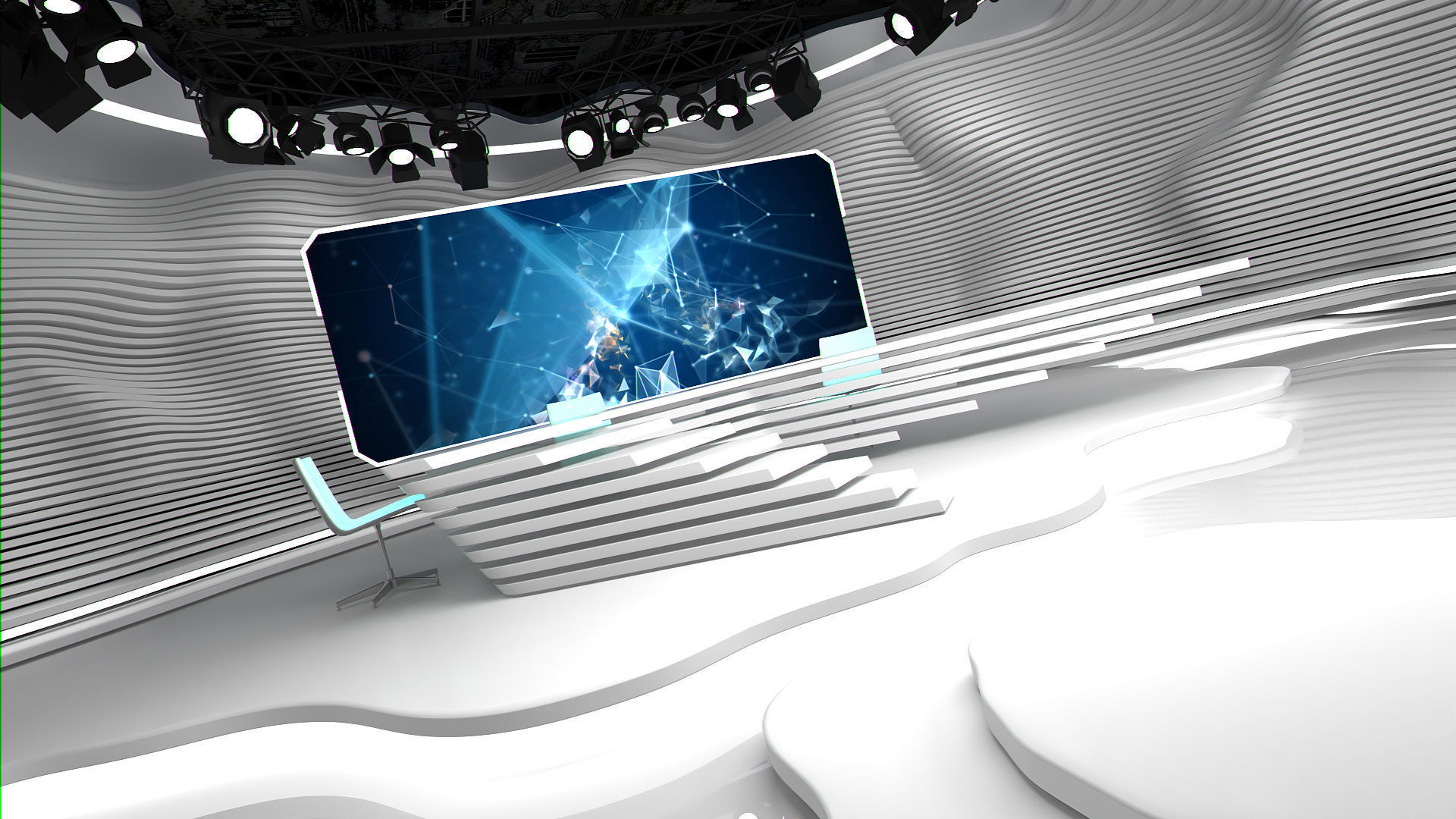 Virtual Studio 23 PBR Low-poly 3D model_11