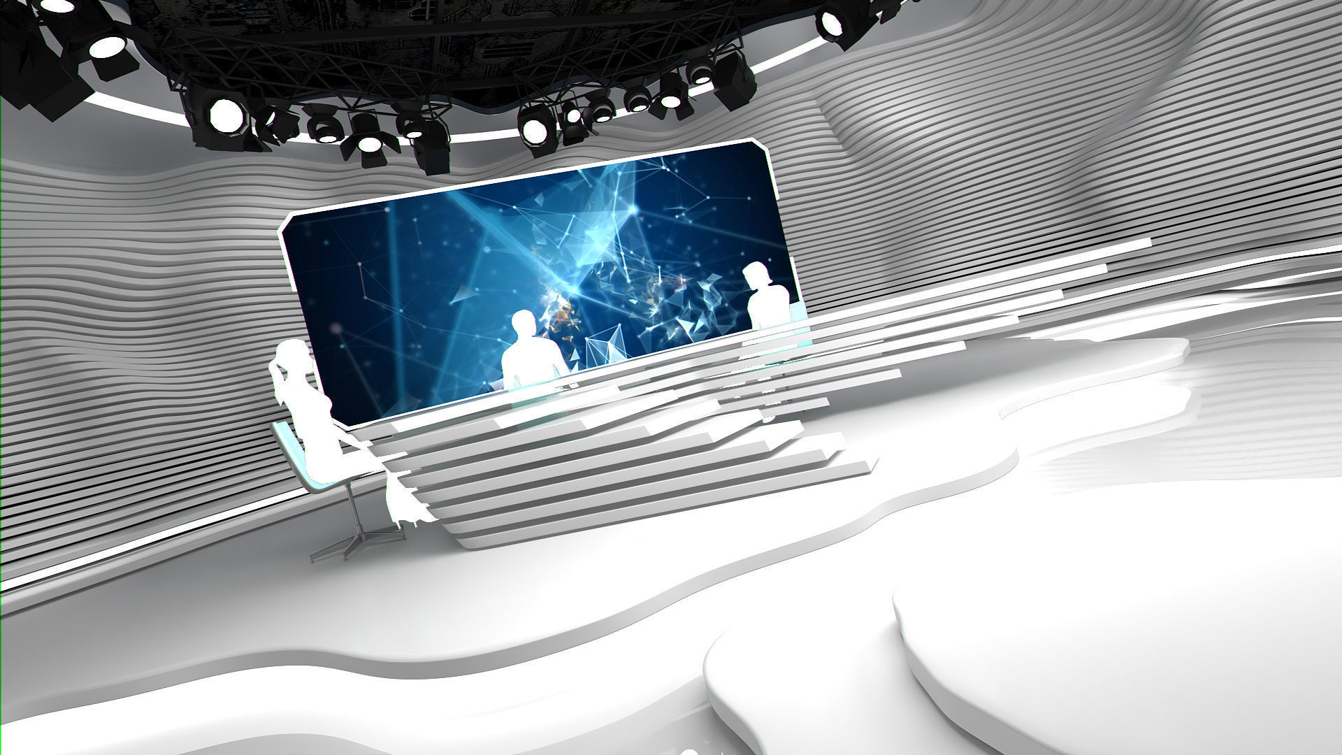 Virtual Studio 23 PBR Low-poly 3D model_18