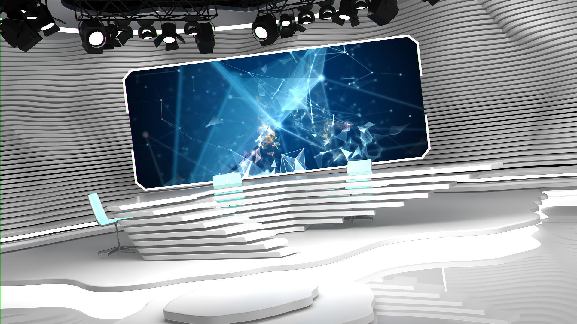 Virtual Studio 23 PBR Low-poly 3D model_5