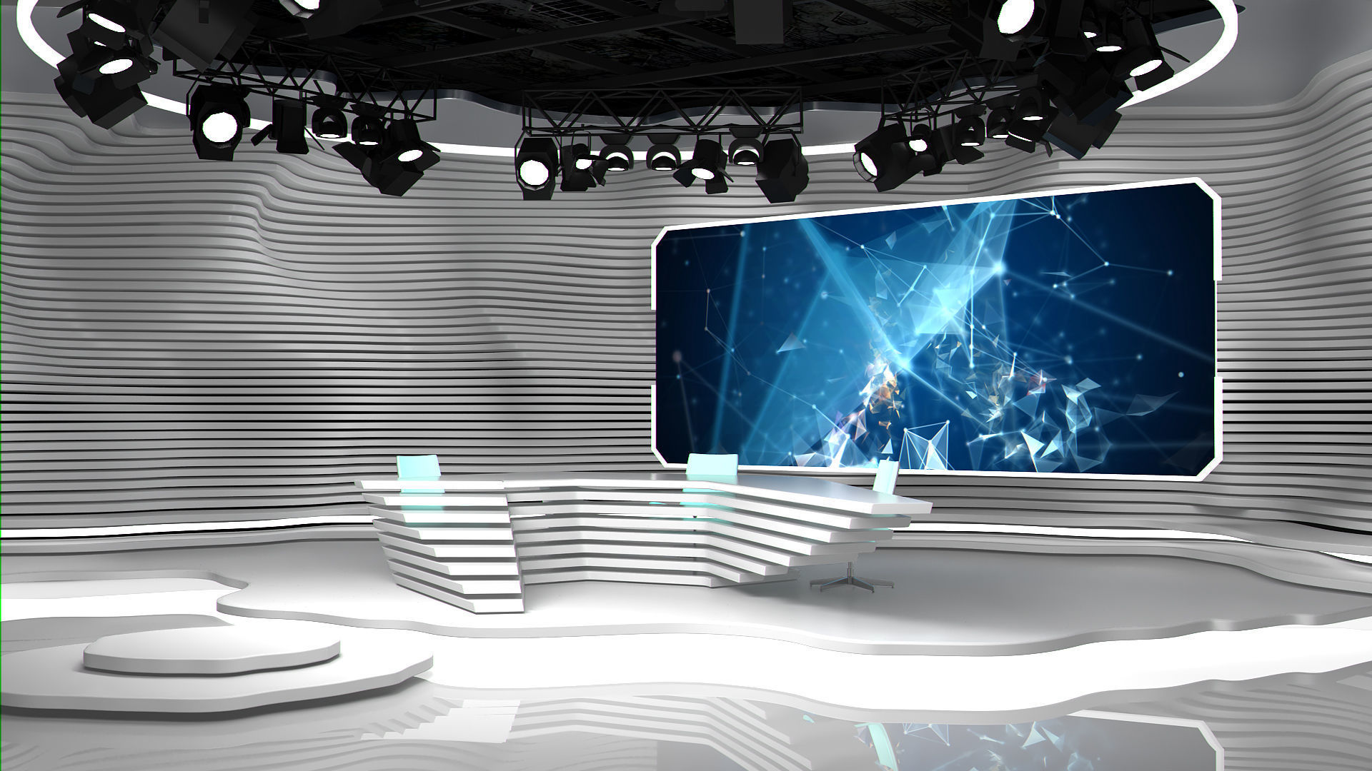 Virtual Studio 23 PBR Low-poly 3D model_2