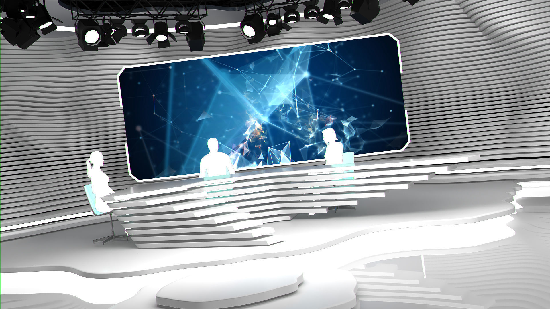 Virtual Studio 23 PBR Low-poly 3D model_12