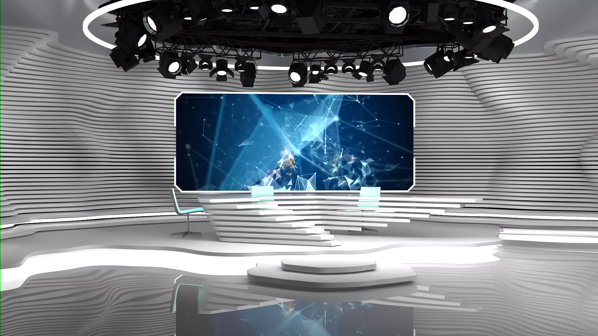 Virtual Studio 23 PBR Low-poly 3D model_0