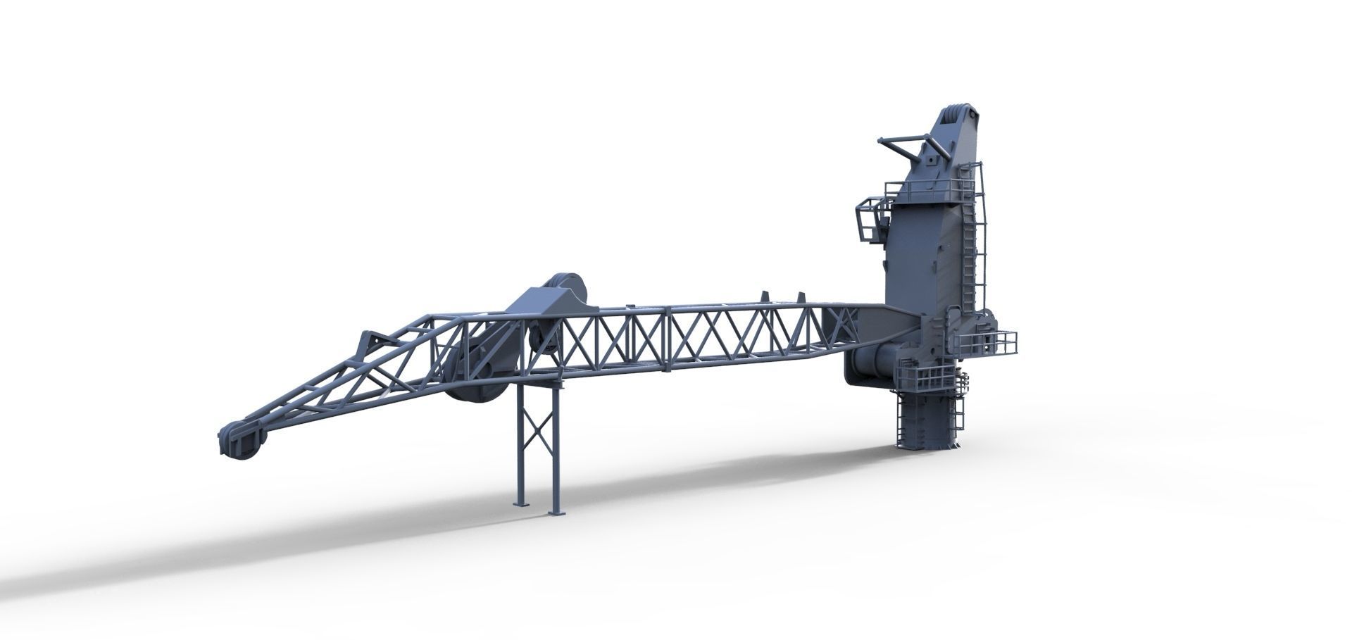 Dockside crane Typ C 3D print model_2