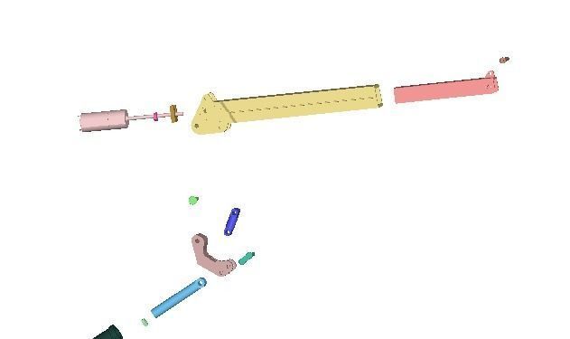 Fireboat crane 3D print model_13