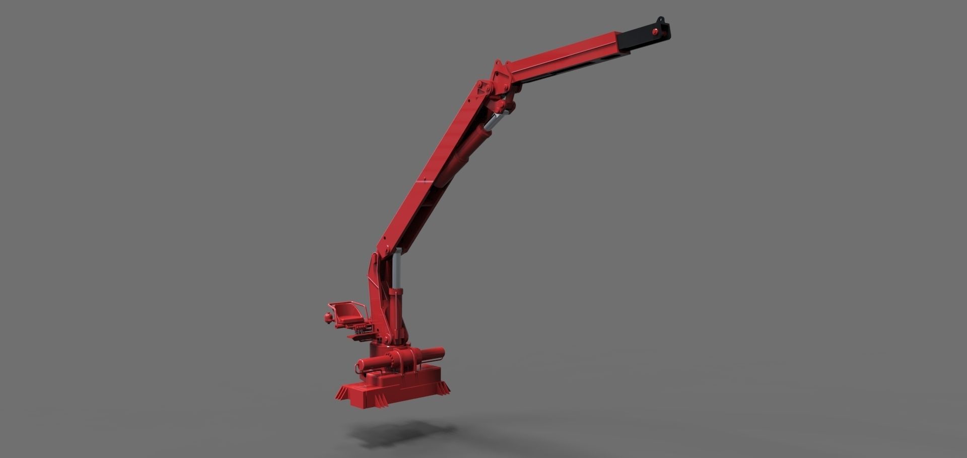 Fireboat crane 3D print model_1