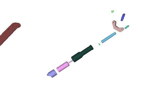 Fireboat crane 3D print model_12