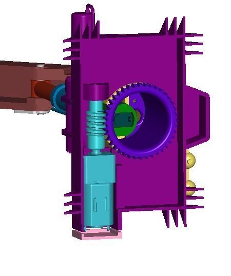 Fireboat crane 3D print model_9