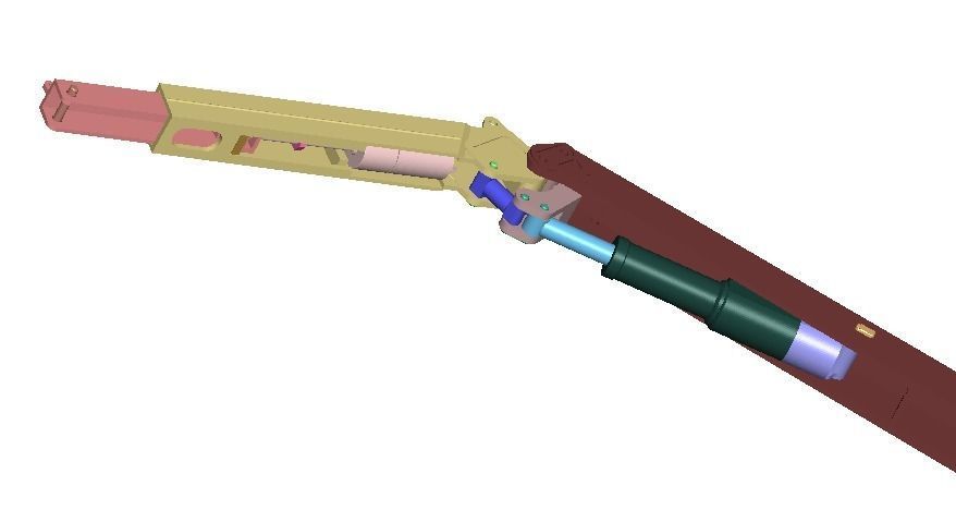 Fireboat crane 3D print model_8