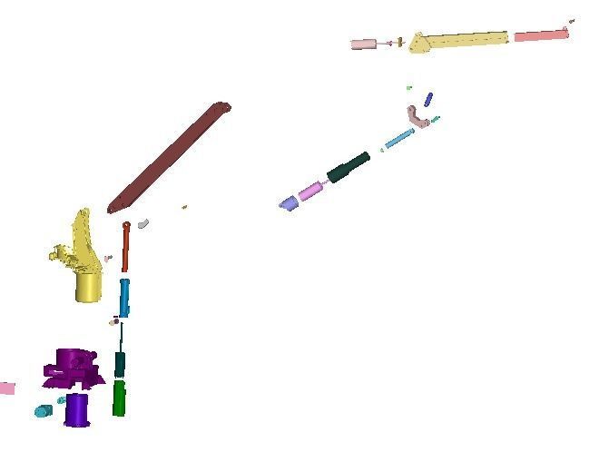 Fireboat crane 3D print model_10