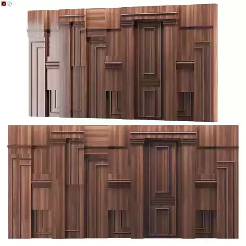 Wall panels - Crios 3D model