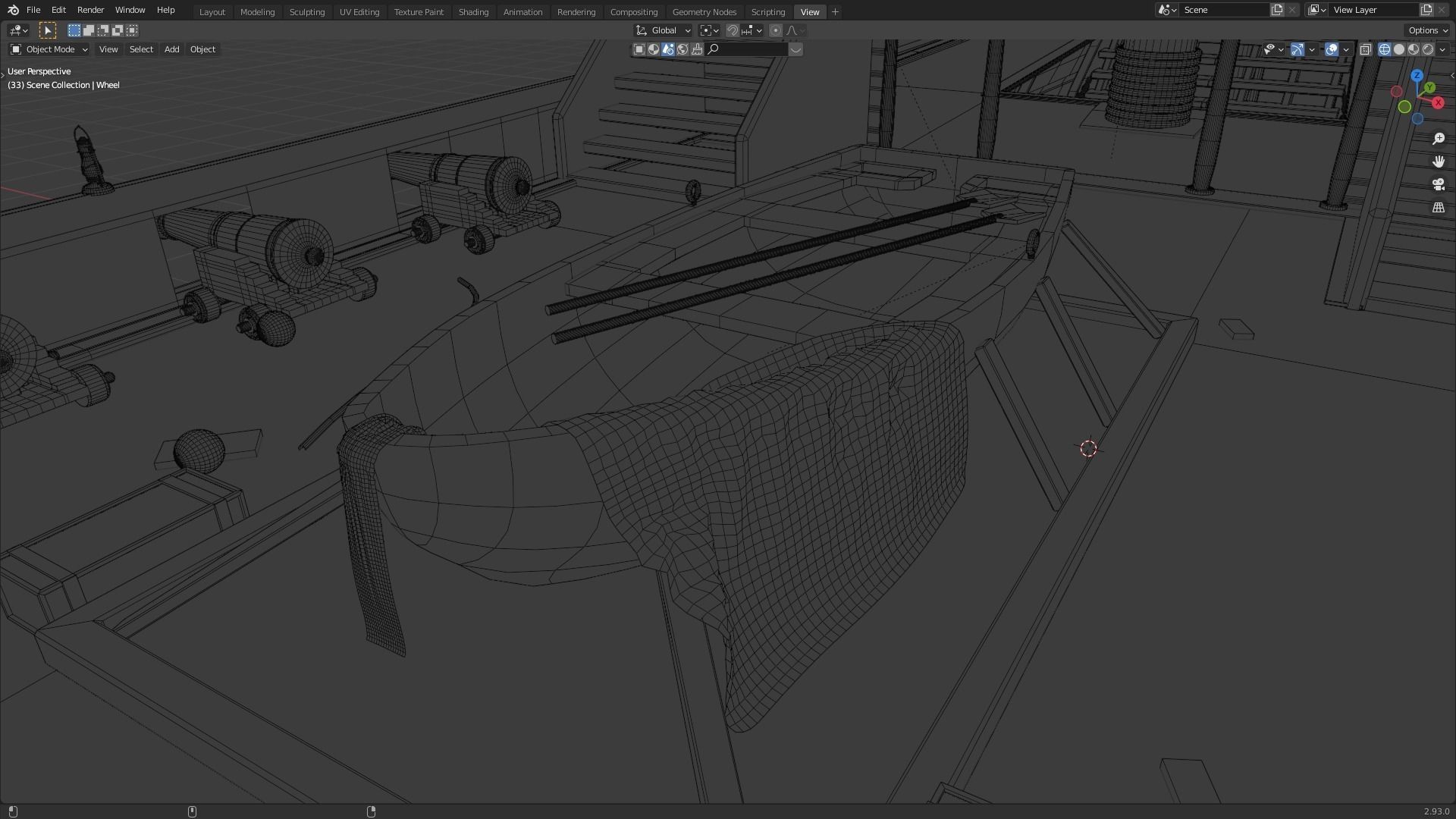 Pirates of the Caribbean game ship model 3D model 3D model_26