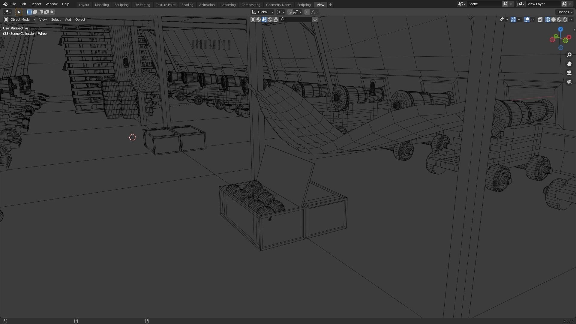 Pirates of the Caribbean game ship model 3D model 3D model_28