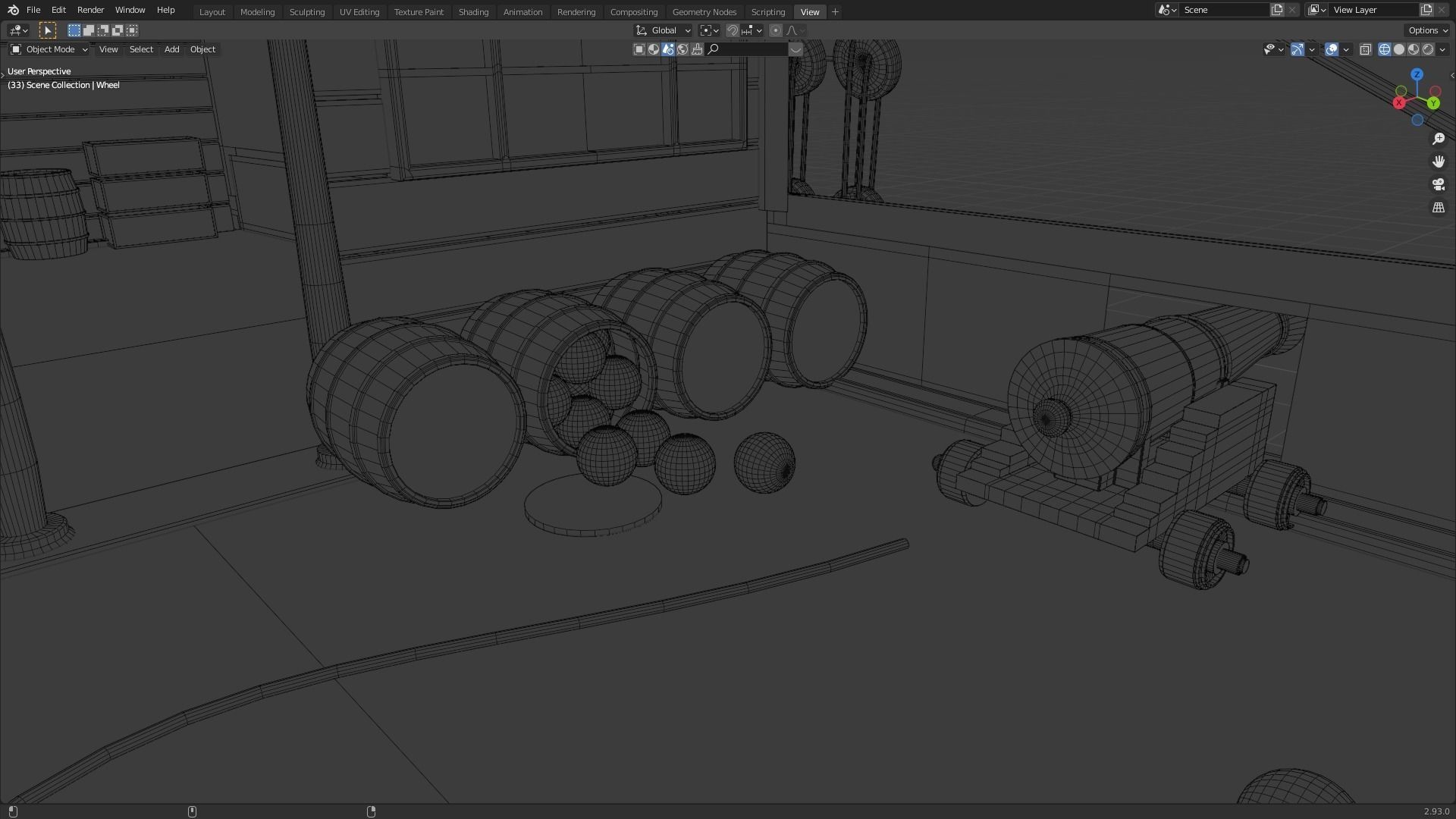 Pirates of the Caribbean game ship model 3D model 3D model_27