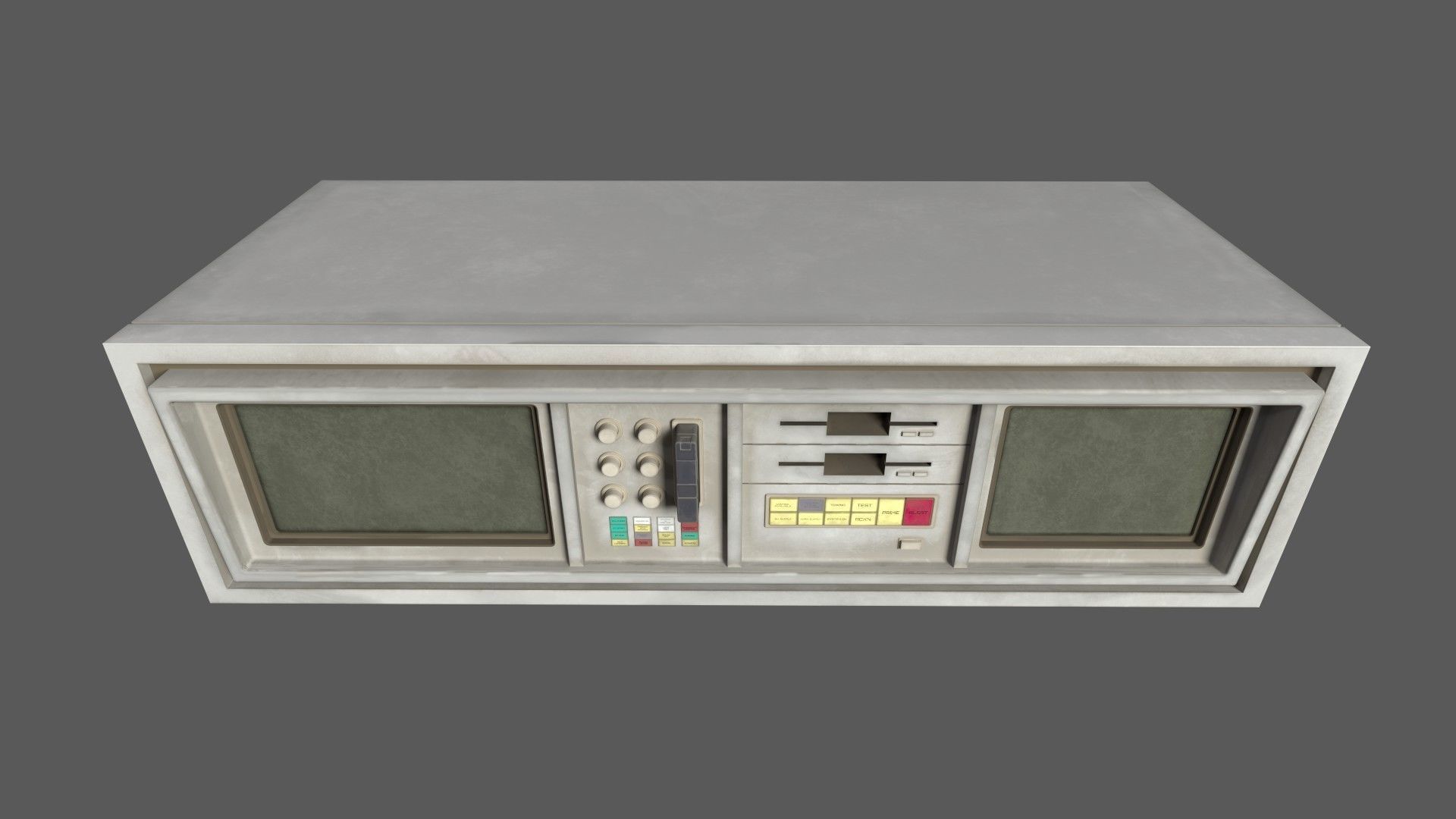 3D model Small Retro Computer Console VR / AR / low-poly | CGTrader