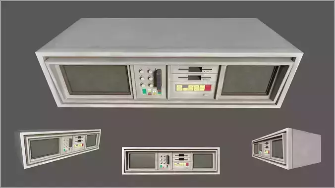 Small Retro Computer Console