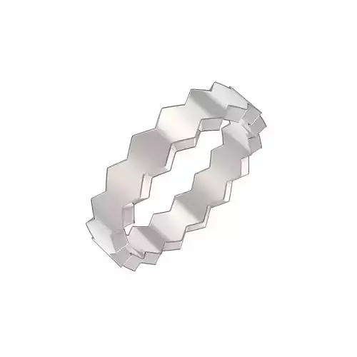 U037-01 Honeycomb ring