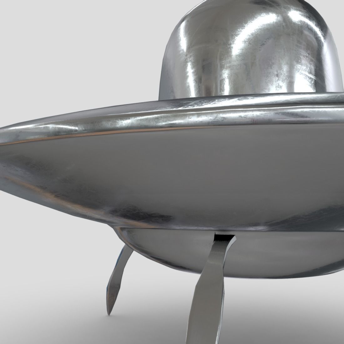CC0 - UFO Free low-poly 3D model_13