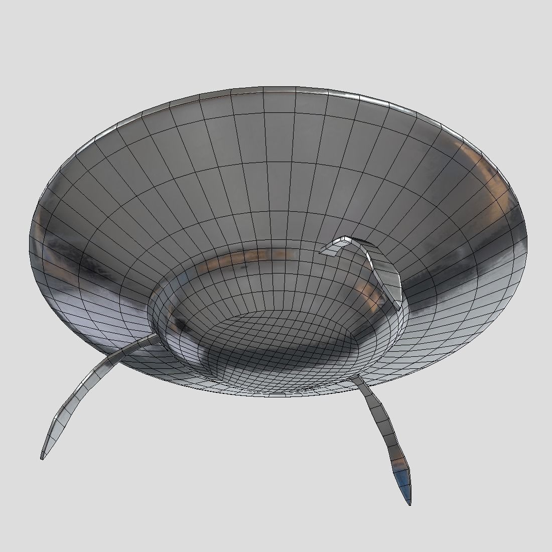 CC0 - UFO Free low-poly 3D model_10