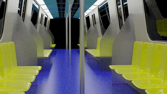 Metro Coach Free low-poly 3D model