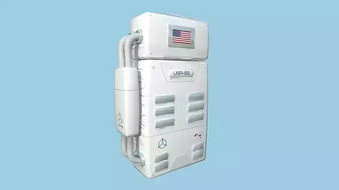 Astronaut Backpack 01 - USA - Character Design Fashion