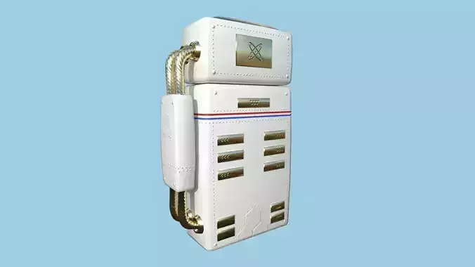 Astronaut Backpack 06 - White Gold - Character Design Fashion