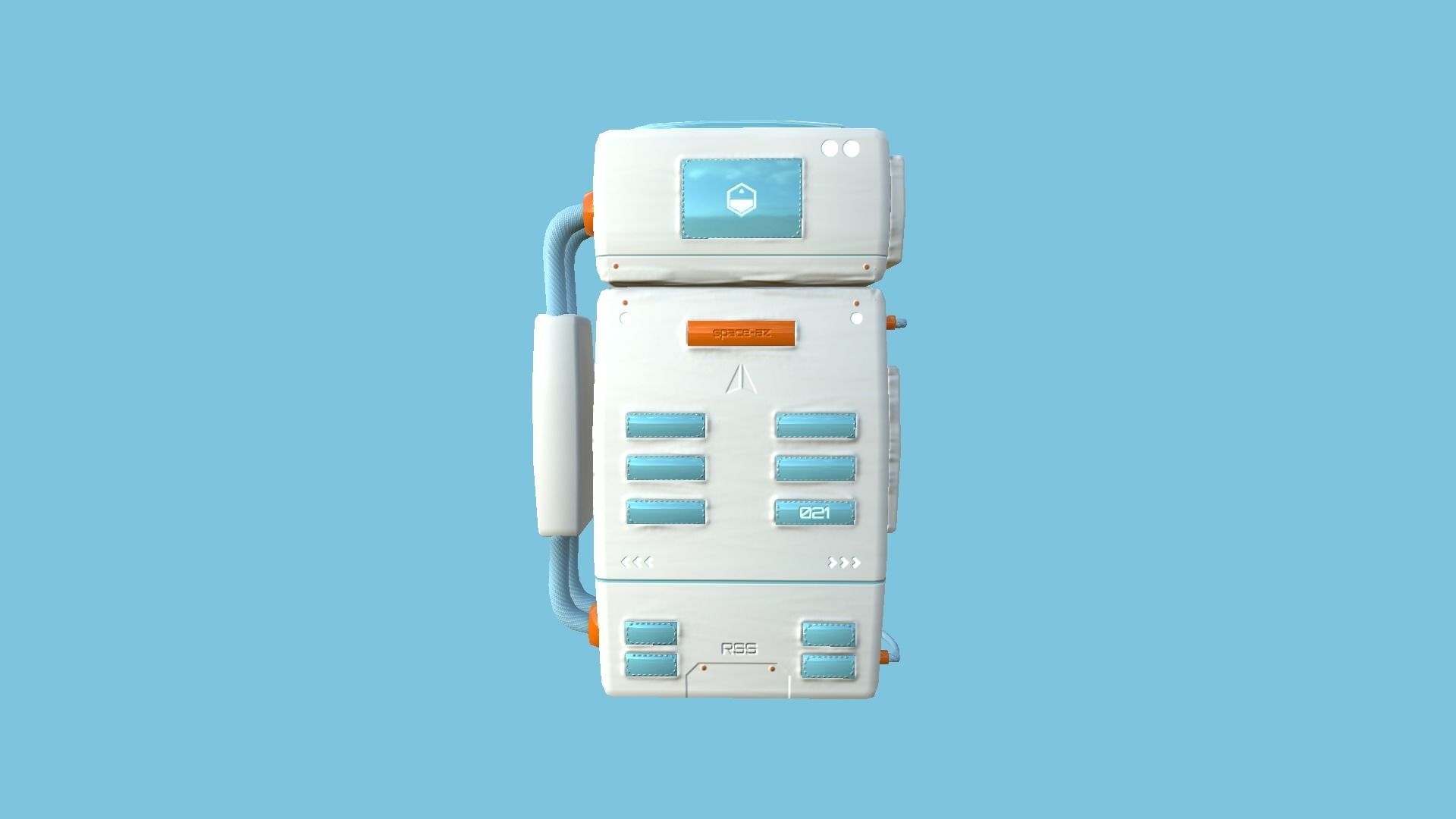 08 Astronaut Backpack Collection - Character Design Fashion _44