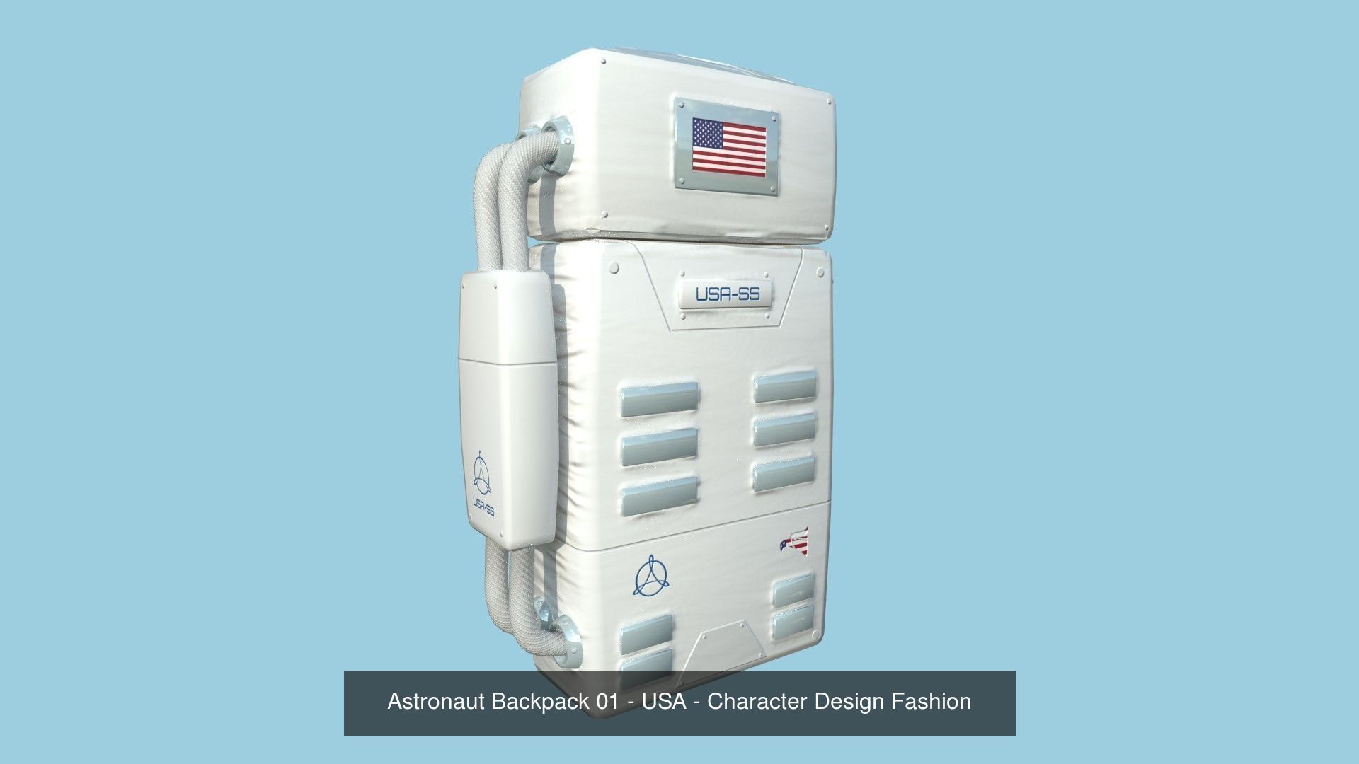 08 Astronaut Backpack Collection - Character Design Fashion _1