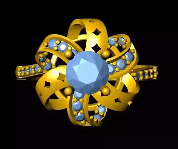 womensRing gold ring with diamonds