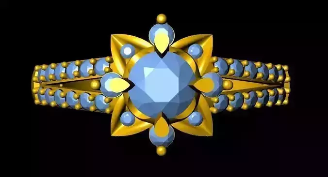 womensRing gold ring with diamonds