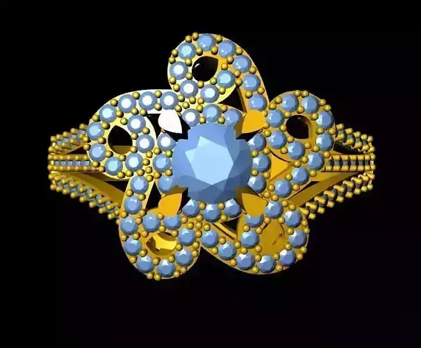 DiamondRing gold ring with diamonds