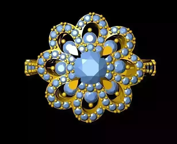 DiamondRing gold ring with diamonds