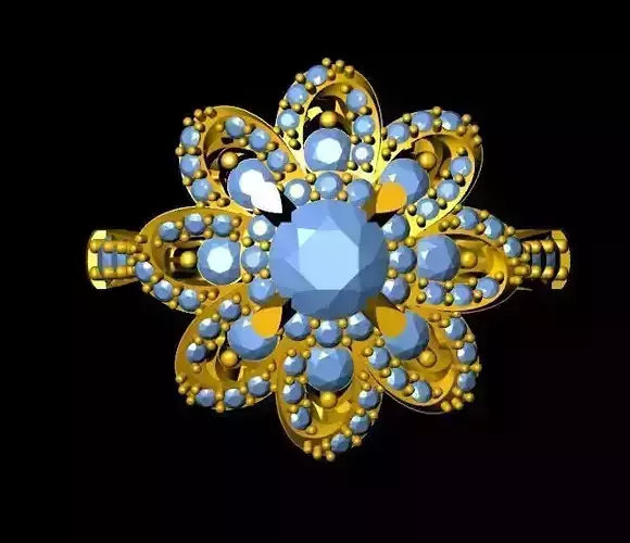 DiamondRing gold ring with diamonds