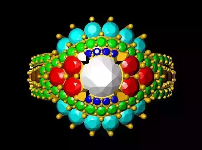 DiamondRing gold and diamond ring