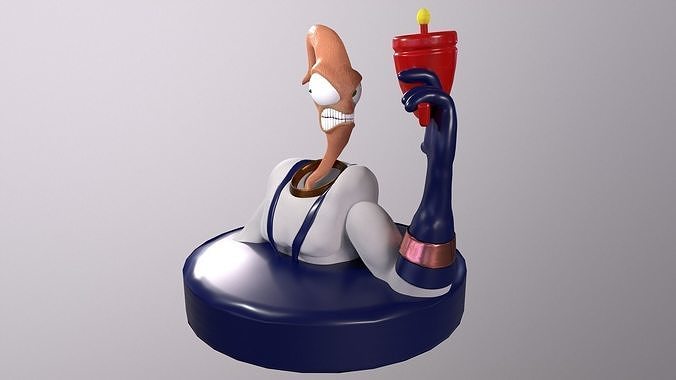 Earthwork Jim Fan Bust 3D print model