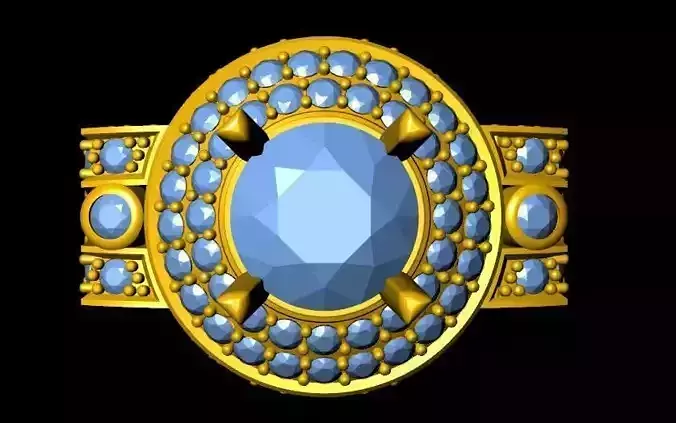 DiamondRing engagement ring with stones